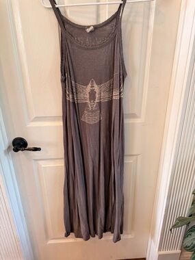 Magnolia Pearl Sleeveless Graphic Maxi Dress - Gray